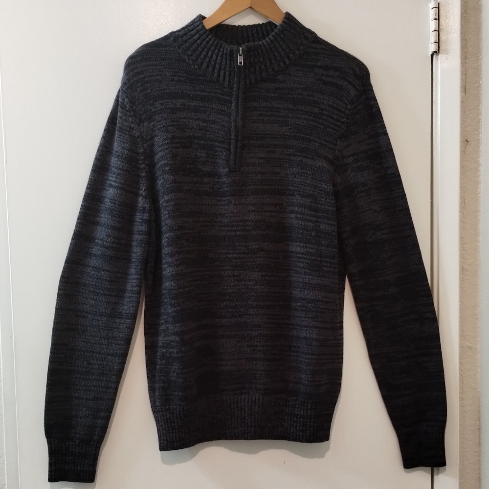 Men's Urban Pipeline Sweater Black / Gray Size M